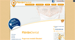 Desktop Screenshot of fogaszatirendelo.com